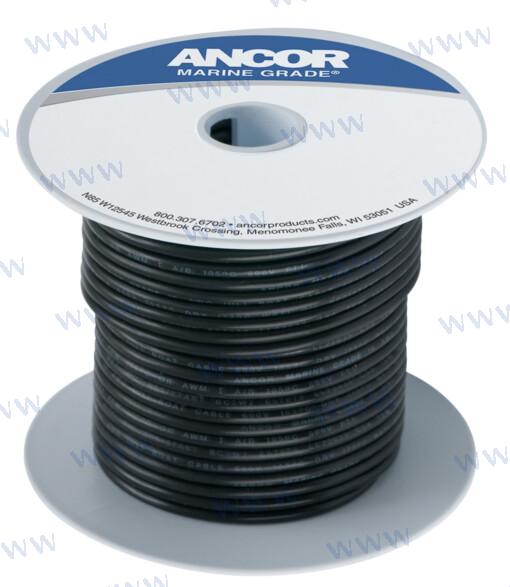 FIL DE CUIVRE ÉTAMÉ NOIR 18 AWG 500 PI | OEM 100050 | FIL |