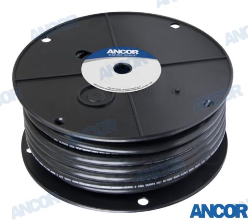 CÂBLE DE BATTERIE 2AWG (33MM) NOIR 250 PI | OEM 114025 | CÂBLES |