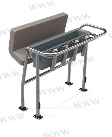 2 TUBOS DE SOPORTE SEAR PARA EXPLORER 600 | OEM 61845 | BARCO |