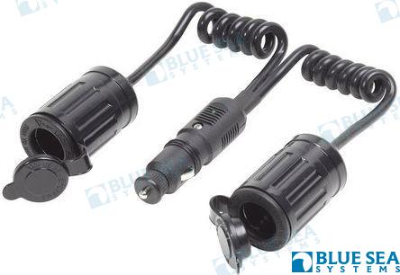 SINGLE 12V DC PLUG WITH DOUBLE EXTENSION | OEM  1013 | ELECTRICAL |