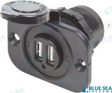 CARGADOR 2USB CON ENCHUFE DE 12 VCC, 5 V, 2,1 A | OEM 1016 | ELÉCTRICO |