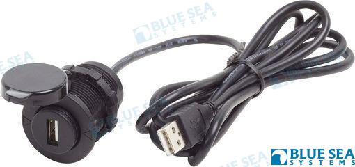 12VDC USB 2.0 PORT W/ EXT CABLE | OEM 1044 | ELECT | OEM BS1044 | RECA