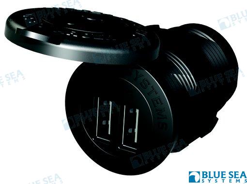 ENCHUFE 12/24VDC DOBLE USB 4.8A | OEM 1045 | ELÉCTRICO |