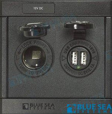 PANNEAU 360° PRISE CC 12 V DOUBLE CHARGEUR USB | OEM 1478 | ÉLECTRIQUE |