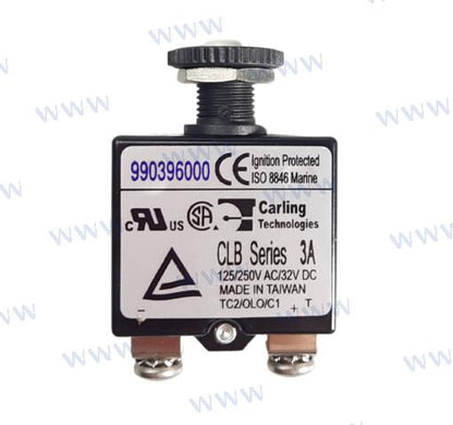 زر ضغط قاطع الدائرة ST 3A | OEM 2129 | قواطع |