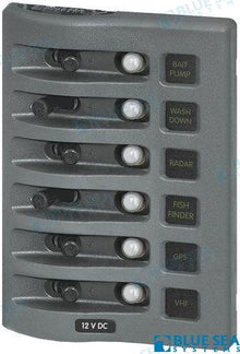 PANNEAU WD 12VDC CLB 6 POS GRIS | OEM 4376 | ÉLECTRIQUE |