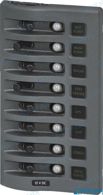 PANNEAU WD 12VDC CLB 8POS GRIS | OEM 4378 | ÉLECTRIQUE |