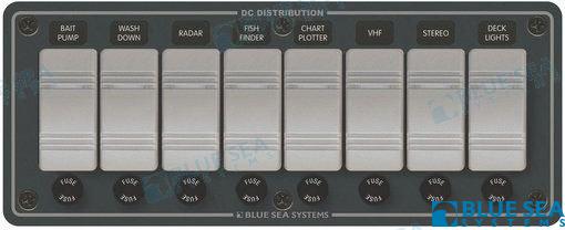 Panneau étanche 12 V CC 8 positions horizontales | OEM 8261 | Électricité |