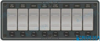 Panneau étanche 12 V CC 8 positions horizontales | OEM 8261 | Électricité |