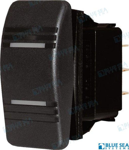 INTERRUPTOR CONTURA DPDT ON-OFF-ON NEGRO | OEM 8286 | INTERRUPTORES |