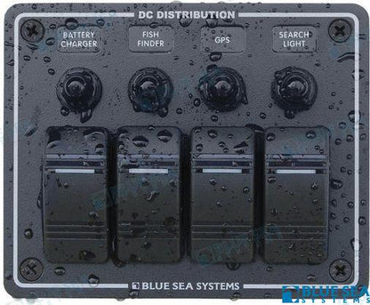 PANNEAU WP 4 POS. HORIZONTAL NOIR | OEM 8372 | ÉLECTRIQUE |