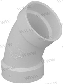 3.00" X 45 DEG ELBOW, WHITE | OEM  1200109W | GENERATORS | | RECAMBIOS Marine Parts & Accessories