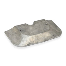 Zinc anode for Mercruiser sterndrive on a white background.