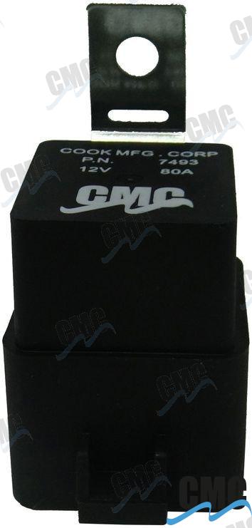 RELÉ CMC 12V 80A. | OEM 7493 | ​​CABLES |