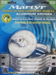 KIT DE ÁNODOS DE ALUMINIO YAMAHA | OEM 150CRKITA | 150 CV, 200 CV | MARTYN