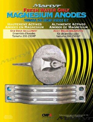 KIT D'ANODES EN MAGNÉSIUM YAMAHA | OEM 200250KITM | ANODES |