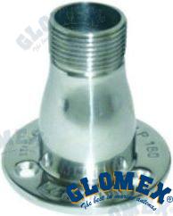 SOPORTE INOX BASE 1 "BSP MACHO X 11 TPI | OEM 180 | VHF | GLOMEX
