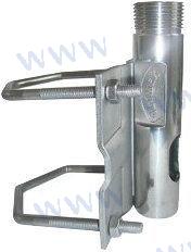 SOPORTE DE ACERO INOXIDABLE PARA ABRAZADERA DE MÁSTIL | OEM 298 | VHF | GLOMEX