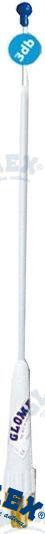 Antena VHF de 900 mm, fibra óptica, RA106 SO | OEM 109GRP | VHF | GLOMEX