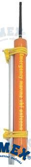 ANTENA DE EMERGENCIA VHF - 350 MM - GOMA | OEM 114 | VHF | GLOMEX