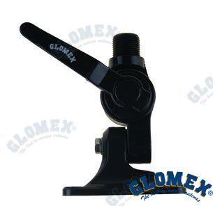 RÓTULA DE PVC NEGRA RA 115 | OEM 115BK | VHF | GLOMEX