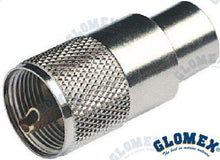 CONECTOR MACHO PL259 CROMADO PARA RG213 | OEM 131 | VHF | GLOMEX