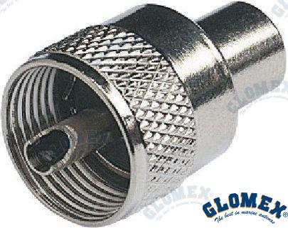 CONECTOR PL259 PARA RG58 | OEM 132 | VHF | GLOMEX