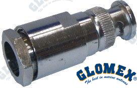 CONECTOR BNC MACHO PARA RG213 | OEM 153 | VHF | GLOMEX
