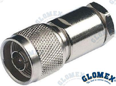 CONECTOR N MACHO PARA RG213 | OEM 158 | VHF | GLOMEX