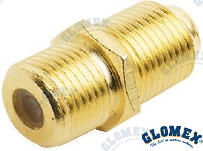 CONECTOR F MACHO AF MACHO | OEM 163 | VHF | GLOMEX