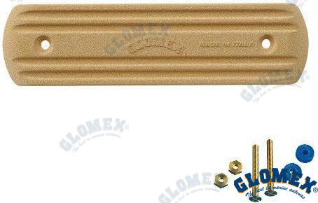 PLACA DE MASA RECTANGULAR - 300X80X13M | OEM 205 | VHF | GLOMEX