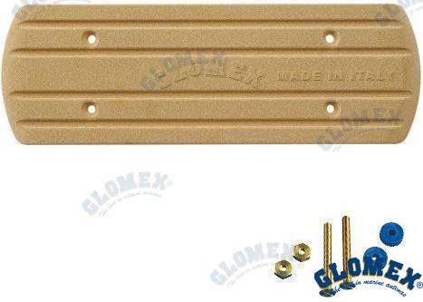 PLACA DE MESA RECTANGULAR - 455X150X13MM | OEM 207 | VHF | GLOMEX
