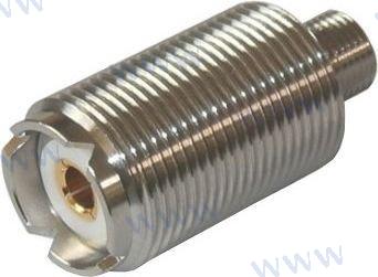 ADAPTADOR FME HEMBRA A SO239 HEMBRA | OEM 351 | ANTENAS DE TV | GLOMEX