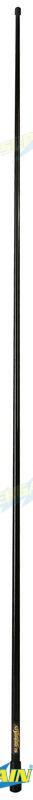 ANTENA VHF IBIZA - NEGRA 140MM CON RÓTULA | OEM 140BK | VHF | GLOMEX