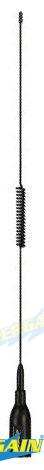 Antena VHF TARGET - Negra, 530 mm, con rosca | OEM 70PBBK | VHF | GLOMEX