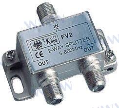V9113 - DIVISOR DE 2 VÍAS - PARA V9125/V9 | OEM 9147 | VHF | GLOMEX