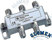 V9147 - 4 WAY SPLITTER PARA V9112 - V91 | OEM  9151 | VHF | GLOMEX