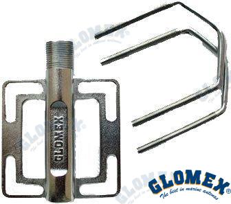 SOPORTE PARA PORTAVELAS DE ACERO INOXIDABLE DE 22 A 80 MM APR | OEM 9171 | VHF | GLOMEX
