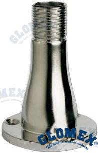 SOPORTE INOX UNIVER - ALTO 100MM - P | OEM 9174 | VHF | GLOMEX