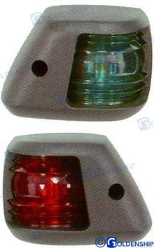 Paire de feux de navigation verts AS-20 noirs | OEM 10006 | Feux | GOLDENSHIP