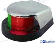 FEU DE PROUE BICOLORE CHROMÉ | OEM 10016 | FEUX | GOLDENSHIP