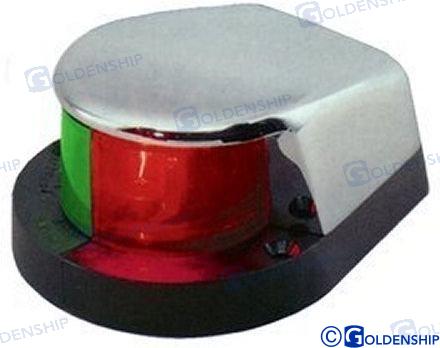 FEU DE PROUE BICOLORE CHROMÉ | OEM 10016 | FEUX | GOLDENSHIP
