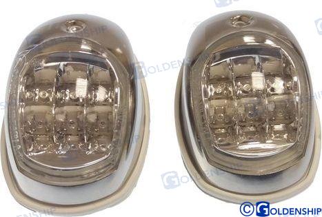FEUX DE NAVIGATION (PAIRE) LED 12 V | OEM 10075 | FEUX | GOLDENSHIP