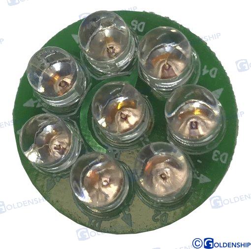 BOMBILLA LED G4 CON PIN TRASERO ROJO 12V | OEM 10262 | INTERIOR | GOLDENSHIP