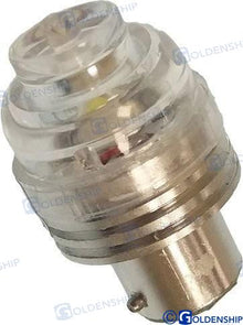Ampoule LED de rechange 12 V-24 V 2 W BA15D blanche | OEM 10273 | Lumières | GOLDENSHIP