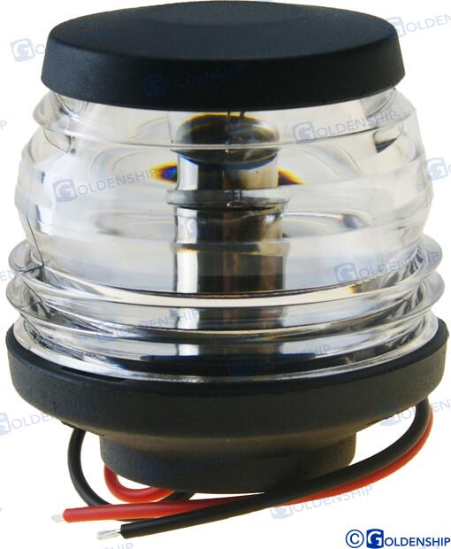 FEU DE NAVIGATION TOUT RONDS NOIR/TRANSPARENT | OEM 10302 | FEUX | GOLDENSHIP