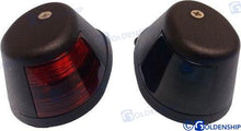 Paire de feux de navigation horizontaux noirs à LED | OEM 10307 | Feux | GOLDENSHIP