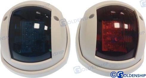 Paire de feux de navigation verticaux blancs à LED | OEM 10313 | Feux | GOLDENSHIP