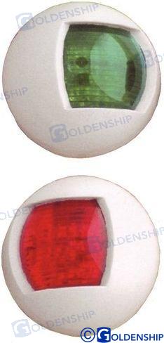 PAR DE LUCES DE NAVEGACIÓN VERTICALES BLANCAS - LED | OEM 10316 | LUCES | GOLDENSHIP