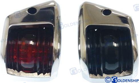 Paire de feux de navigation verticaux 12-24 V | OEM 10360 | FEUX | GOLDENSHIP